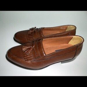 Bostonian Florentine Brown Leather SZ 8.5 M Italy
